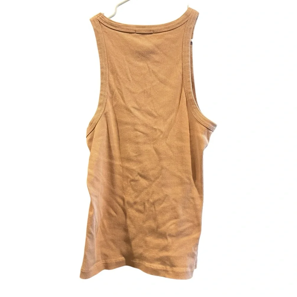 James Perse Women's Sleeveless Beige Tank Top - Picture 2 of 3